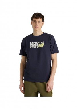 New balance - New Balance Athletics Premium Relaxed Chest Logo TShirt MT51900DNT
