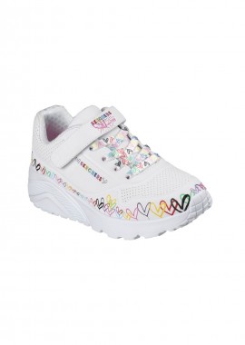 Skechers - Skechers Kids' UNO LITE HEART CRAZE Sneakers 314091L WMLT