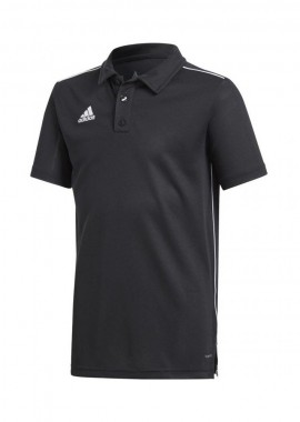 adidas performance - Adidas Παιδικό Καλοκαιρινό Polo Κοντομάνικο Μαύρο Core 18 CE9038