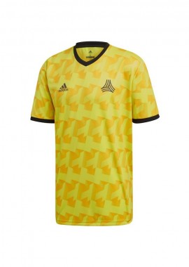 adidas performance - Adidas Tan Jersey Αθλητικό Ανδρικό T-shirt Κίτρινο με Στάμπα DX2328