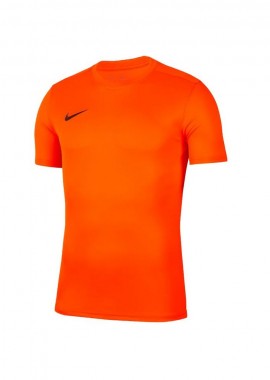 Nike - Nike Park VII Ανδρικό Αθλητικό T-shirt Κοντομάνικο Dri-Fit Πορτοκαλί BV6708-819