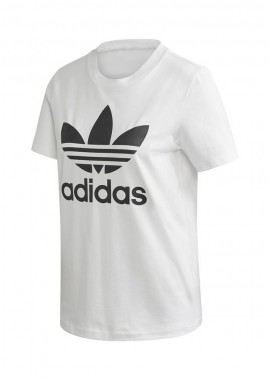 adidas Originals - Adidas Trefoil Γυναικείο Αθλητικό T-shirt Λευκό FM3306