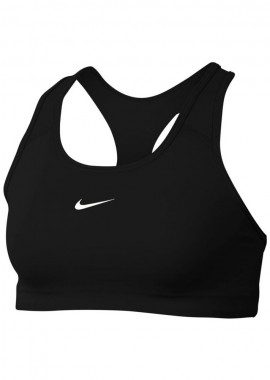 Nike Sportswear - Nike Dri-Fit Swoosh Γυναικείο Αθλητικό Μπουστάκι Μαύρο με Επένδυση BV3636-010