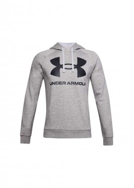 Under armour - Under Armour Rival Big Ανδρικό Φούτερ με Κουκούλα και Τσέπες Heather Grey 1357093-011