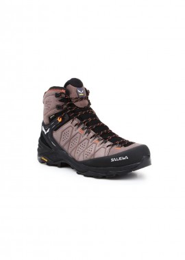 Salewa - Salewa ALP Trainer 2 Mid GTX 61382-7512 Ανδρικά Ορειβατικά Μποτάκια Αδιάβροχα με Μεμβράνη Gore-Tex Καφέ