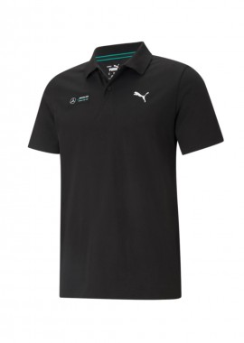 Puma - Puma Mercedes F1 Essentials Ανδρικό T-shirt Polo Μαύρο 599622-01
