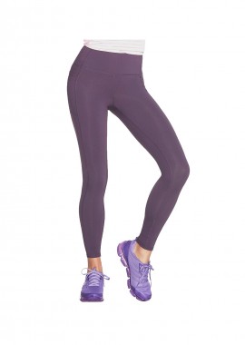 Skechers - Skechers Go Walk 7/8 Training Γυναικείο Cropped Κολάν Ψηλόμεσο Μωβ W03LG31B-DKPR