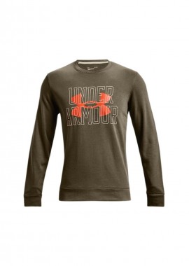 Under armour - Under Armour Rival Terry Ανδρικό Φούτερ Χακί 1370391-361