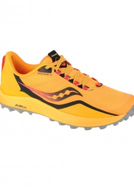 Saucony - Saucony Peregrine 12 S20737-16 Ανδρικά Αθλητικά Παπούτσια Trail Running Πορτοκαλί