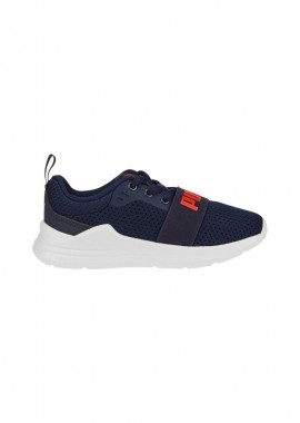 Puma - Puma Αθλητικά Παιδικά Παπούτσια Running Wired Run Navy Μπλε 374216-21