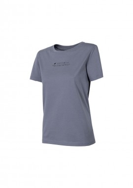 4f - 4F Γυναικείο Αθλητικό T-shirt Γκρι H4Z22-TSD019-25S