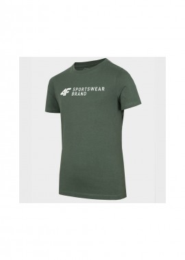 4f - 4F Παιδικό T-shirt Χακί HJZ22-JTSM003-46S