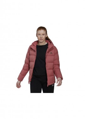 adidas performance - Adidas Helionic Κοντό Γυναικείο Puffer Μπουφάν για Χειμώνα Κόκκινο HG8745