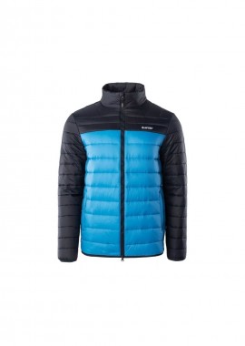 Hi-Tec - Hi-Tec Κοντό Γυναικείο Puffer Μπουφάν για Χειμώνα Μπλε 92800396759
