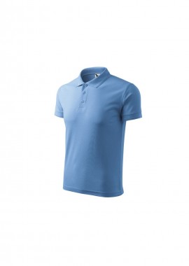 Malfini - Malfini MLI-20315 Ανδρικό T-shirt Polo Γαλάζιο