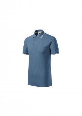 Malfini - Malfini MLI-23260 Ανδρικό T-shirt Polo Μπλε