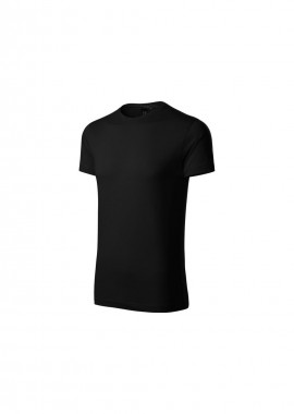 Malfini - Malfini Ανδρικό Διαφημιστικό T-shirt Κοντομάνικο σε Μαύρο Χρώμα MLI-15301