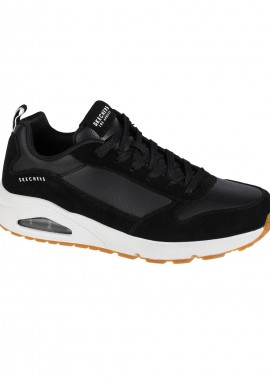 Skechers - Skechers Uno Stacre Ανδρικά Sneakers Μαύρα 52468-BKW