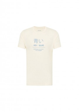 Mustang - Mustang Ανδρικό T-shirt Κοντομάνικο Μπεζ 1013522 2013
