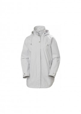 Helly hansen - Helly Hansen Μακρύ Γυναικείο Μπουφάν Παρκά για Άνοιξη/Φθινόπωρο Γκρι 53420 823