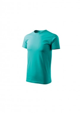 Malfini - Malfini Basic Ανδρικό Διαφημιστικό T-shirt Κοντομάνικο σε Πράσινο Χρώμα MLI-12919