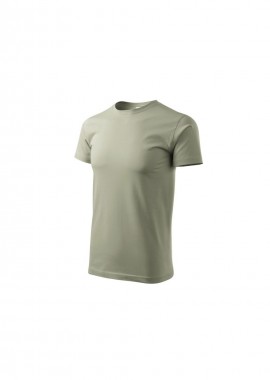 Malfini - Malfini Basic Ανδρικό Διαφημιστικό T-shirt Κοντομάνικο σε Χακί Χρώμα MLI-12928