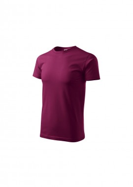 Malfini - Malfini Basic Ανδρικό Διαφημιστικό T-shirt Κοντομάνικο σε Φούξια Χρώμα MLI-12943