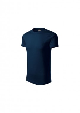 Malfini - Malfini Ανδρικό Διαφημιστικό T-shirt Κοντομάνικο σε Navy Μπλε Χρώμα MLI-17102