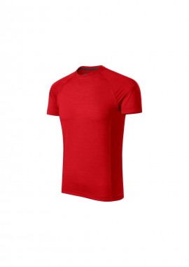 Malfini - Malfini Ανδρικό Διαφημιστικό T-shirt Κοντομάνικο σε Κόκκινο Χρώμα MLI-17507