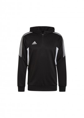 adidas performance - Adidas Condivo 22 Half-Zip Ανδρικό Φούτερ με Κουκούλα Μαύρο HD7006