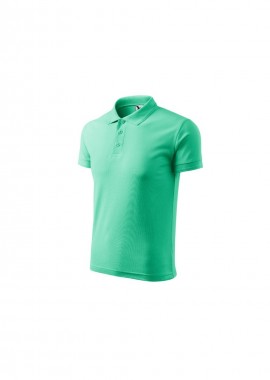 Malfini - Malfini Ανδρικό T-shirt Κοντομάνικο Polo Πράσινο MLI-20395
