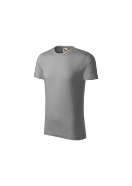 Malfini - Malfini Ανδρικό Διαφημιστικό T-shirt Κοντομάνικο σε Γκρι Χρώμα MLI-17325
