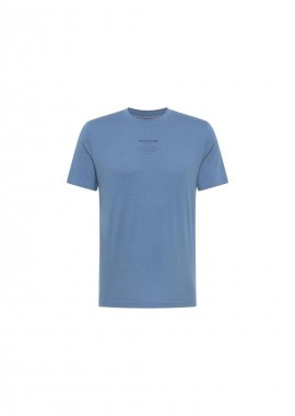 Mustang - Mustang Ανδρικό T-shirt Κοντομάνικο Γαλάζιο 1013806-5169