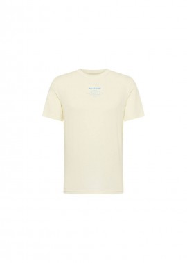 Mustang - Mustang Ανδρικό T-shirt Κοντομάνικο Μπεζ 1013806-8001