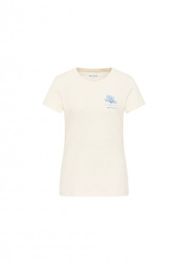 Mustang - Mustang Γυναικείο T-shirt Μπεζ 10140192013