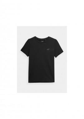 4f - 4F Παιδικό T-shirt Μαύρο 4FJAW23TTSHM0795-20S