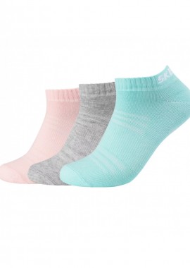 Skechers - Skechers SK43022-6060 Αθλητικές Κάλτσες Πολύχρωμες 3 Ζεύγη