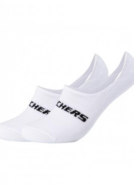 Skechers - Skechers Unisex Μονόχρωμες Κάλτσες Λευκές 2Pack SK44008-1000