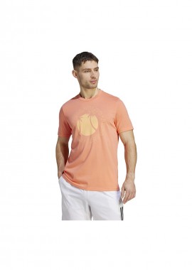 adidas performance - Adidas Ανδρικό T-shirt Κοντομάνικο Πορτοκαλί HZ9014