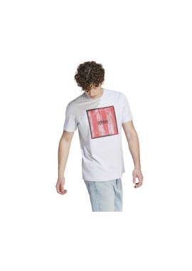 adidas performance - Adidas Tiro Box Graphic Ανδρικό T-shirt Κοντομάνικο Γκρι II5878