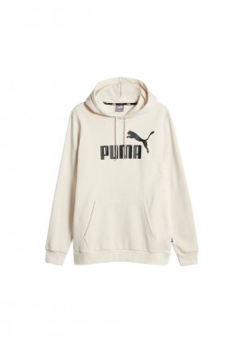 Puma - Puma Ανδρικό Φούτερ με Κουκούλα Εκρού 586687-87
