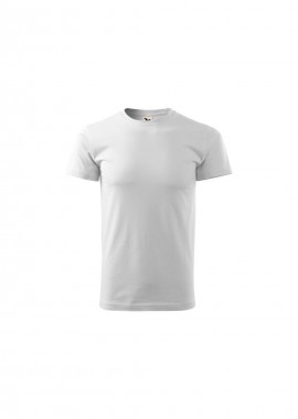 Malfini - Malfini Basic Ανδρικό Διαφημιστικό T-shirt Κοντομάνικο σε Λευκό Χρώμα MLI-82900