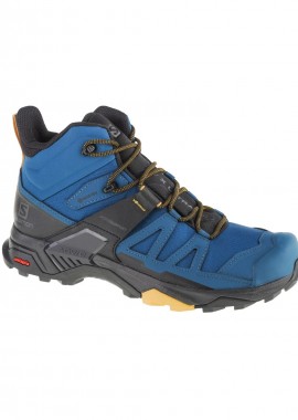 Salomon - Salomon X Ultra 4 Mid GTX L41624500 Ανδρικά Ορειβατικά Μποτάκια Αδιάβροχα με Μεμβράνη Gore-Tex Legion Blue / Black