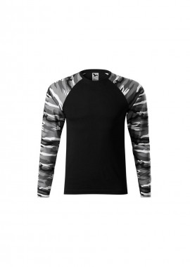 Malfini - Malfini Camouflage LS M Tshirt MLI16632 camouflage gray