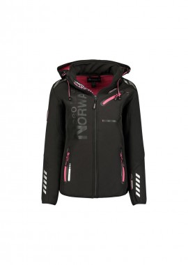 Geographical Norway - Geographical Norway Reine softshell jacket W WU8182FGNOBLACKPINK