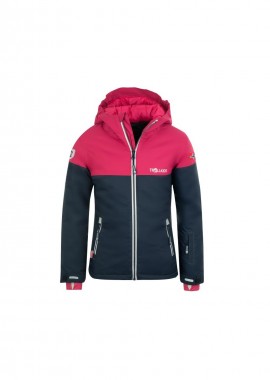 Trollkids - Trollkids Girls Hallingdal Jacket with Hood NavyPink 223114