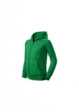 Malfini - Children's Trendy Zipper Sweatshirt Grass Green