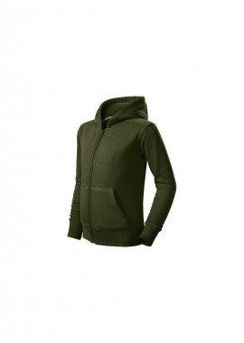 Malfini - Children's Trendy Zipper Sweatshirt military
