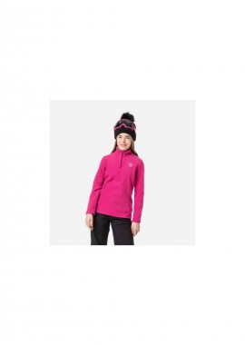 Rossignol - Rossignol Girl 12 Zip Fleece Sweatshirt Pink