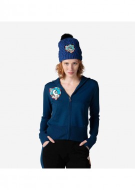Rossignol - Women's JCC Galina Full Zip Knit Top Blue